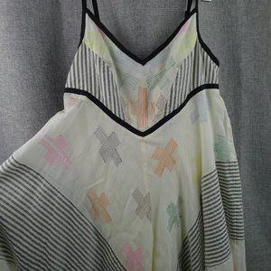 Free People Crossing Paths Handkerchief Hem Dress